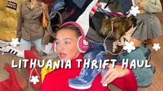 TRY ON THRIFT HAUL! LITHUANIA EURO STYLE | 2023