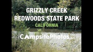 Grizzly Creek Redwoods State Park, California Campsite Photos