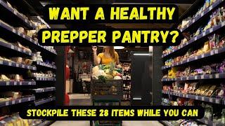 A Prepper Pantry’s 28 Healthiest Foods to Stockpile For SHTF