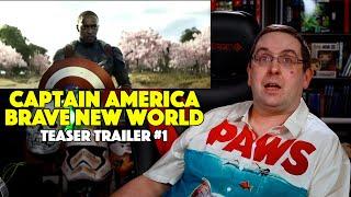 REACTION! Captain America: Brave New World Teaser Trailer #1 - Anthony Mackie Movie 2024