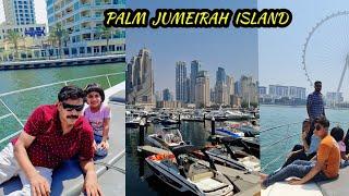 AMAZING PALM JUMEIRAH ISLAND DUBAI | LUXURY YACHT TOUR IN DUBAI