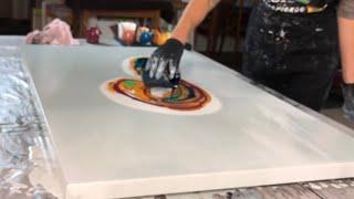 Three of My FAVORITE Large Canvas Pearl Paintings | Compilation