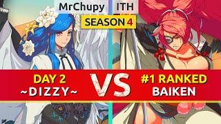 GGST ▰ MrChupy (Day 2 Dizzy) vs ITH (#1 Ranked Baiken). Guilty Gear Strive Gameplay