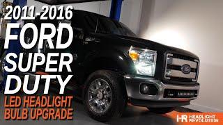 HR Tested: 464% Brighter LED headlights for the 11-16 Ford Super Duty | Headlight Revolution