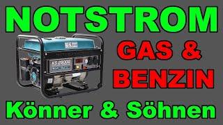 TEST - Stromgenerator - Könner & Söhnen - KS2900G - Gas / Benzin 