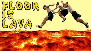 Floor Is Lava - In A Parkour Gym!    (Bob Reese At Motive)