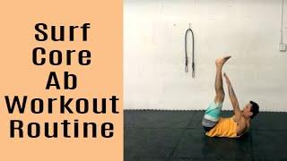 Surf Core Ab Workout Routine |  Surf Training Factory