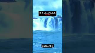 top 5 waterfalls near Hyderabad#trending#shortvideo#subscribe#ytshort#viral#like#share#waterfall