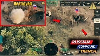 Update From #Kursk | Super! Dawn of Destruction: Russian Trench Targeted by Ukraine Striker Drones