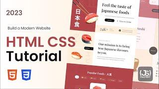 Creating a Sushi-Themed Website: HTML & CSS Guide for Beginners