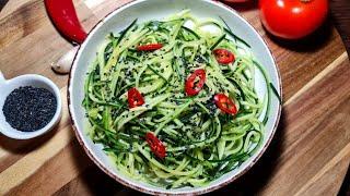 Cool Down with Refreshing Cucumber NOODLE Salad This Summer