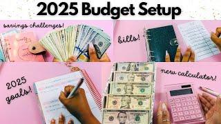 2025 BUDGET SYSTEM SETUP | Cash Stuffing for Beginners | BUDGET SYSTEM EXPLAINED | Cash Stuffing