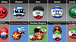 If Iran Suddenly Change Into Persian Empire [Countryballs]