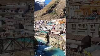 badrinath Morning view#badrinath #badrinathdham