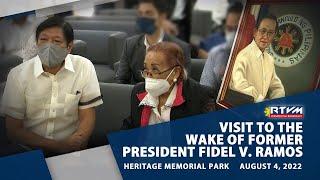 Visit to the Wake of Former President Fidel V. Ramos 8/4/2022