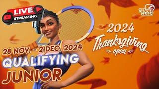 Tennis Clash 2024 Thanksgiving Open Junior Qualifying Round [November-December 2024]