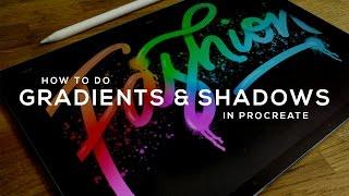 How to make GRADIENTS and SHADOWS - Procreate Tutorial