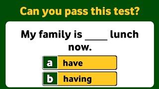 Can you pass this English Grammar Test । Grammar quiz