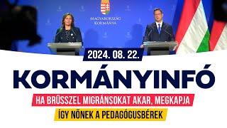 Kormányinfó (2024. augusztus 22.)