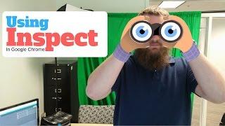 How to Use the Inspect Feature in Google Chrome