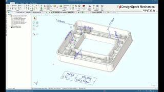 DesignSpark Mechanical - Material properties in the BoM table