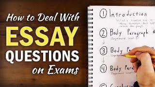 5 Rules for Answering ESSAY Questions on Exams