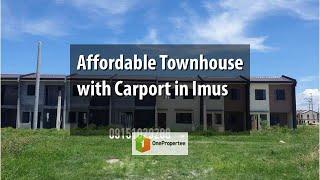 Affordable Townhouse with Carport in Imus