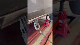 Repair and pull out the dents on the outer stairs. #carrepair #carbodypaint #ซ่อมรถ