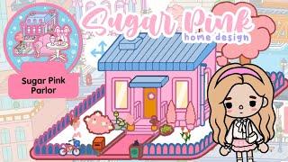 Creating My Dream Home in Toca Boca X Sugar Pink Parlor in the FREE HOUSE  FREE TO COPY