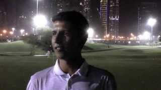 Robbie Williams Interview after winning the UAE Golf Online Summer Shoot Out