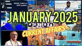 January 2025 / Important current affairs of Assam India World / APSC CCE 2025