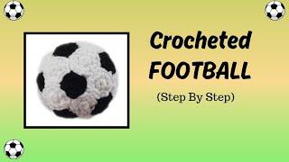 Crocheted FOOTBALL Keychain (Or Just A Ball)...My Way...