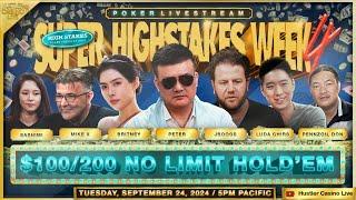 SUPER HIGH STAKES WEEK! $100/200! Luda Chris, Britney, Peter, JBoogs, Sashimi - Commentary by Stapes