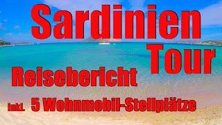 Sardinien mit dem Wohnmobil, Reisebericht, Vorstellung Wohnmobil-Stellplätze der Tour