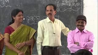 ADAV High School 1st batch student Sri Sudam Bisoyi interacts with present students.