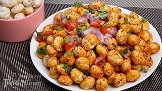 Makhana Chaat/ Healthy Makhana Recipe/ Lotus Seeds Recipe