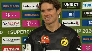 Marvin Hitz im Interview über Kimmichs kurioses Tor im Supercup | Bayern vs Dortmund 3:2