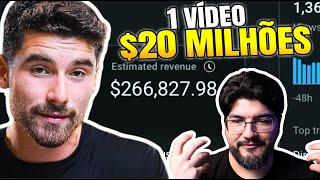 ELE FEZ $20 MILHÕES DE DÓLARES COM 1 VÍDEO NO YOUTUBE (ESTRATÉGIA COMPLETA)