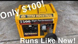 Titan Industrial 7500 Watt Generator Review/Walkaround