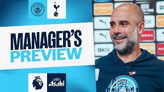 Triple defensive boost for City says Pep | Press Conference | Man City v Tottenham | Premier League