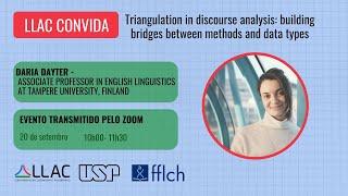 LLAC Convida (20.09): Triangulation in discourse analysis com Daria Dayter