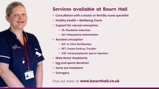 Range of fertility testing and treatment at Bourn Hall