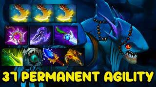 37 PERMANENT AGILITY [ SLARK ] INTENSE BATTLE - DOTA GAMEPLAY