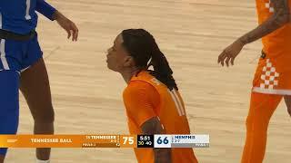 Lady Vols Basketball highlights of 90-75 win over Memphis