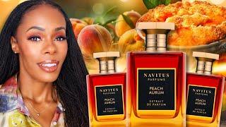 NEW! PEACH AURUM Extrait De Parfum | Navitus x Sharida M Fragrance | Epic Gourmand Fragrance