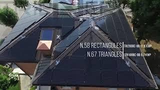 Triangular Solar Panels - Trienergia System Installation