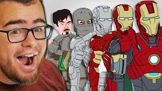 Reacting to IRON MAN the EVOLUTION!!