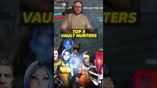 Top 5 Borderlands Vault Hunters #shorts
