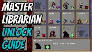 Master Librarian Secret Character Unlock Guide | Vampire Survivors Ode To Castlevania DLC