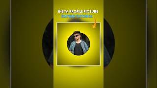 Instagram profile picture editing tutorial || picsart photo editing tutorial#picsart #shorts #viral